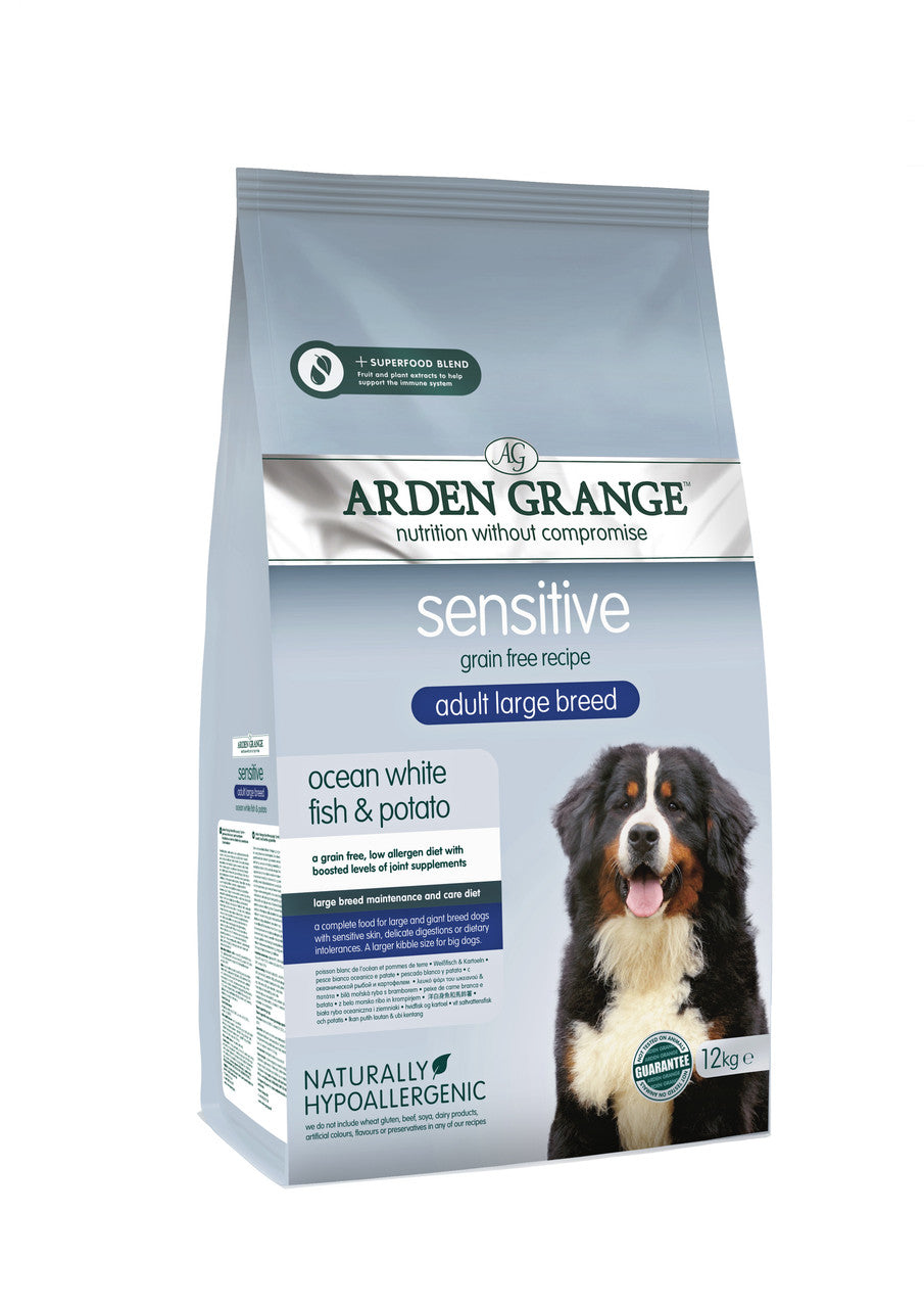 Arden Grange Sensitive Large Breed Fish &amp; Potato 12kg