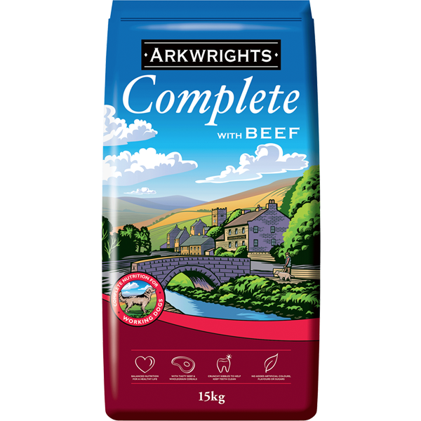 Arkwrights 4kg Complete Beef - Dry Dog Food