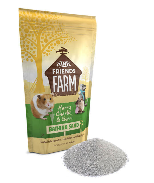 Tiny Friends 1kg Farm Bathing Sand