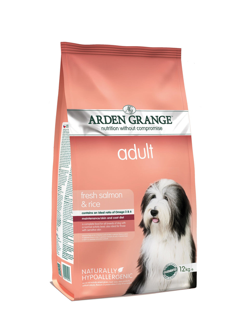 Arden Grange Salmon &amp; Rice 12kg  - Adult Dry Dog Food