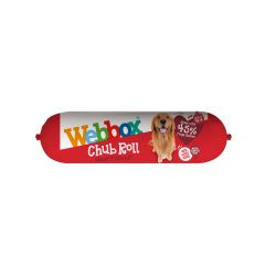 Webbox 15x720g Chub Beef - Dog Wet Food